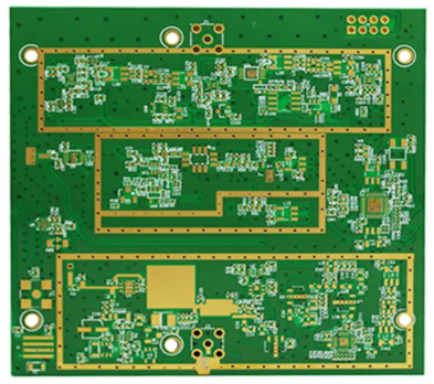 6-layer Rogers+FR4 hybrid stacked PCB